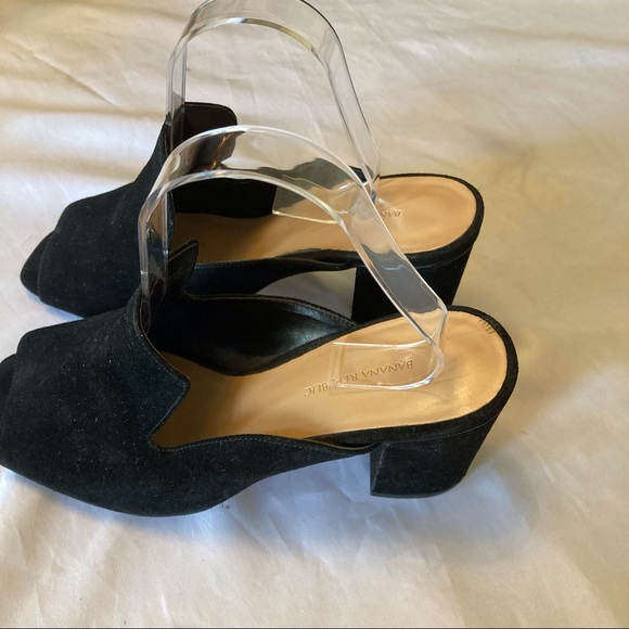 Banana Republic block heel mules sz 9.5 medium - Picture 1 of 9
